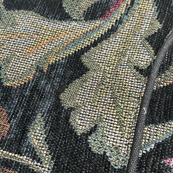 Danny K Beverly Hills, Black Earth Tone Tapestry Shoulder/ Tote Bag. USA MADE - Picture 10 of 14